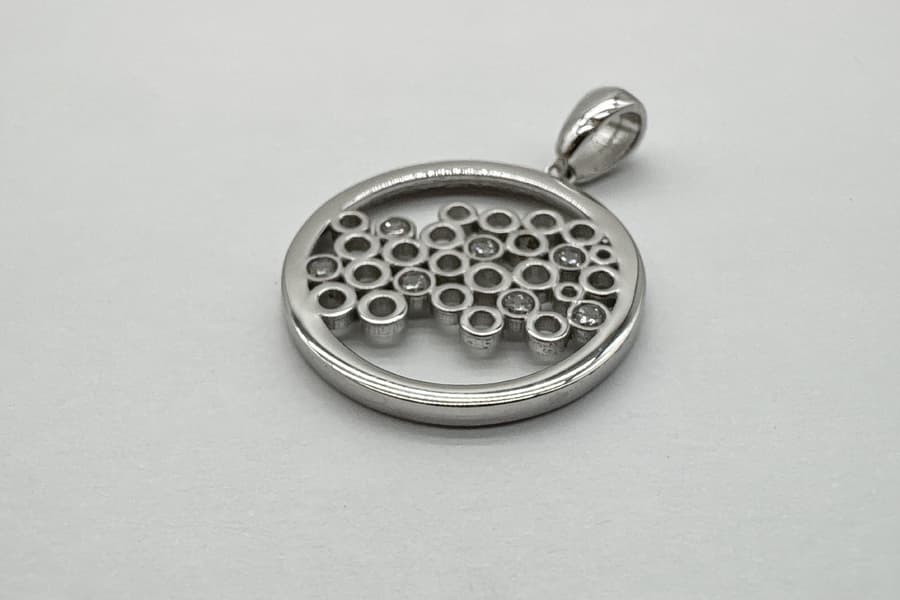 Silber Ketten Anhänger mit Zirkonia Diadoro DF2233